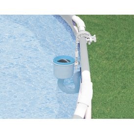  Deluxe Wall Mounted Surface Skimmer For Easy Set & Metal Frame Pools -CUSTOMER RETURN