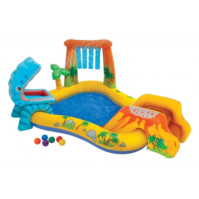 Intex  Dinosaur Inflatable Play Center with Slide