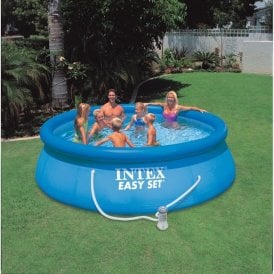 Intex Easy Set Above Ground Swimming Paddling Pool 10ft x 30" With Pump