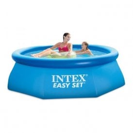 Intex Easy Set Above Ground Swimming Paddling Pool 8ft x 30" deep