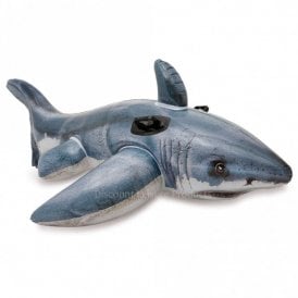 Great White Shark Inflatable Ride On Swimming Pool Toy Float