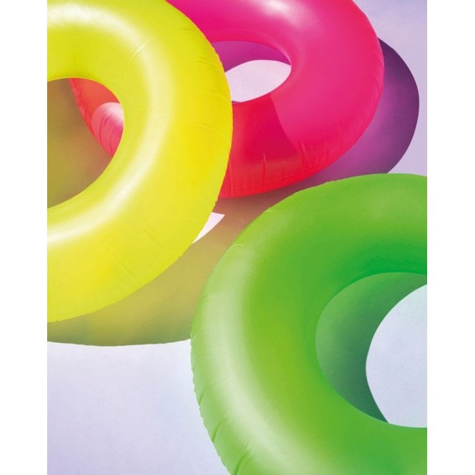 Intex Inflatable High Gloss Tube With Handles Swimming Pool Float