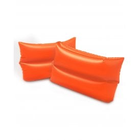 Large Orange Inflatable Arm Bands Age 6 - 12 Years