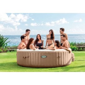 Intex Pure Spa Bubble Massage Inflatable Hot Tub 8 Person