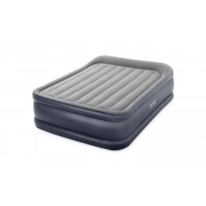 Queen Plus Deluxe Pillow Rest Air Mattress Bed With Electric Pump - CUSTOMER RETURN DAMAGED BOX BUT NOT BEEN OPENED