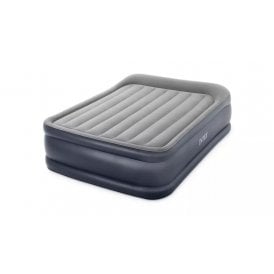 Queen Plus Deluxe Pillow Rest Air Mattress Bed With Electric Pump - CUSTOMER RETURN DAMAGED BOX BUT NOT BEEN OPENED