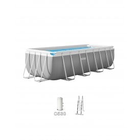 Rectangular Prism Frame Pool Set 4m x 2m x 1.22m