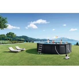 Ultra XTR Frame Above Ground Round Swimming Pool 18ft x 52"(5.49m x 1.32m)