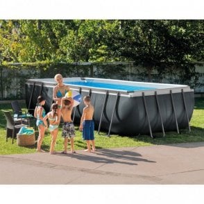 Ultra XTR Frame Above Ground Swimming Pool 18ft x 9ft x 52" Rectangular