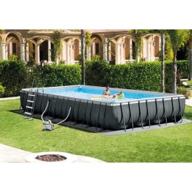  Ultra XTR Frame Rectangular Above Ground Swimming Pool 32ft x 16ft x 52" 