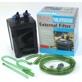 Jebao 1000 LPH External Canister Aquarium Fish Tank Filter With Media
