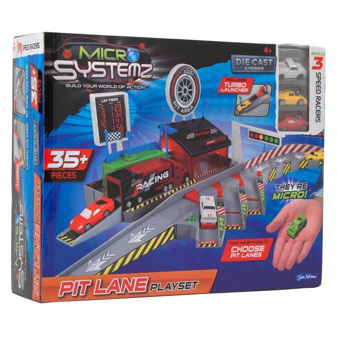 John Adams Micro Systemz Pit Lane Playset