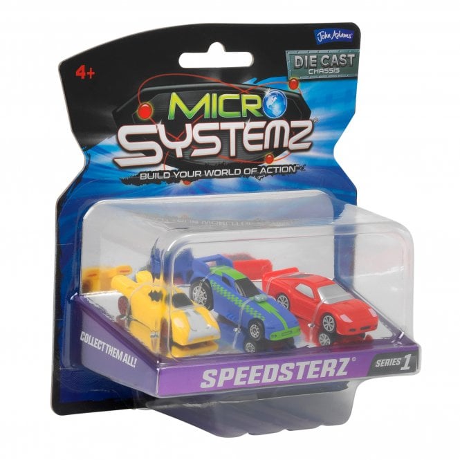 John Adams Micro Systemz Speedsterz 3 Vehicle Pack