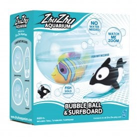 Zhu Zhu Aquarium Bubble Ball & Surfboard