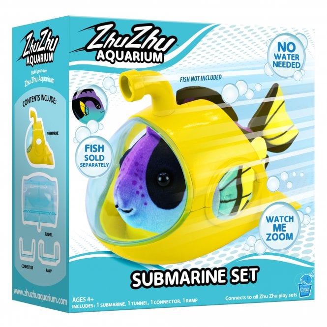 John Adams Zhu Zhu Aquarium Submarine Set