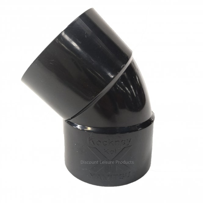 Kockney Koi Yamitsu 3 Inch 82mm Solvent Weld 45 Degree Elbow/Bend