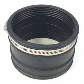 4 Inch Straight Joiner Flexible Rubber Boot Connector