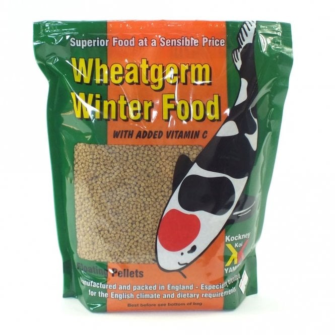 Kockney Koi Yamitsu 6mm Floating Winter Wheatgerm Fish Food Pellets 15KG Sack
