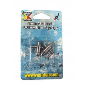 8mm Airline To Screw End Tap 2pk
