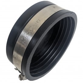 Rubber Stop End Blanking Cap With Hose Clip