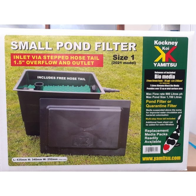 Kockney Koi Yamitsu Small Basic Black Box Pond Filter