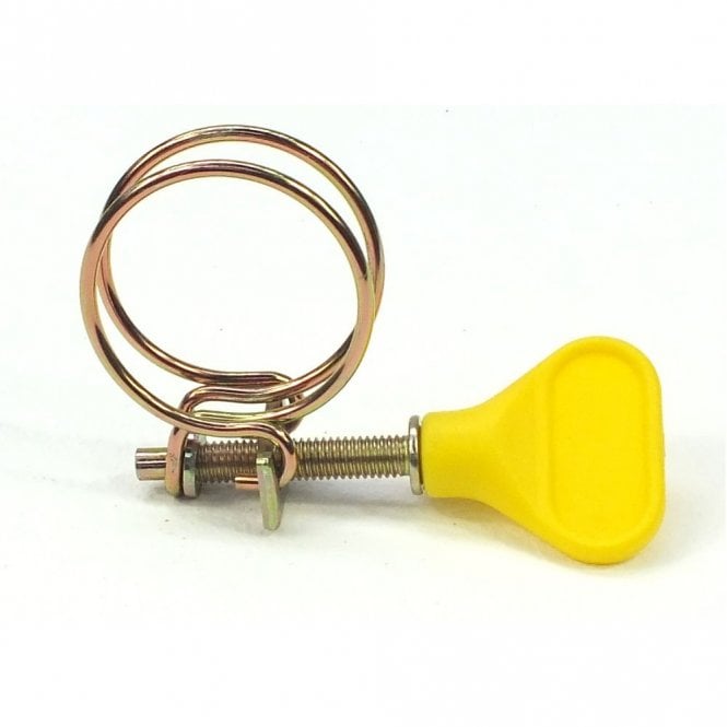 Kockney Koi Yamitsu Yellow Handle Double Wire Flexible Hose Pipe Clip