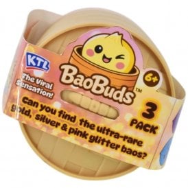 Mini Stackable Squishy Bao Bun 3-Pack Toy Assortment.