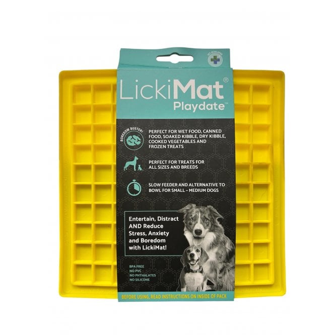 LickiMat  Classic Playdate Yellow