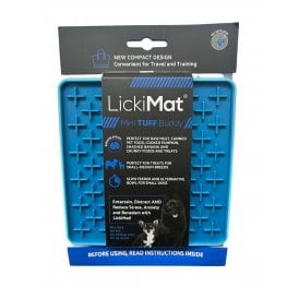 LickiMat Dog Mini Tuff Buddy Blue
