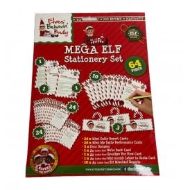 Mega 64 Piece Elf Stationery Set Elves Behavin Badly