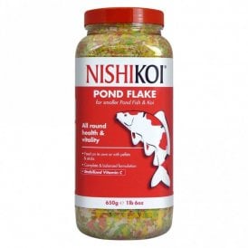 Fish Pond Flake Goldfish & Koi Floating Flakes 650g
