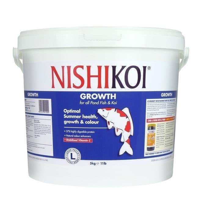 Nishikoi Growth Koi Fish Pond Food Floating Pellet 5KG