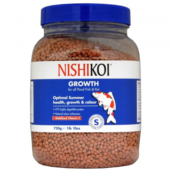 Nishikoi Growth Koi Fish Pond Food Floating Pellet 750G