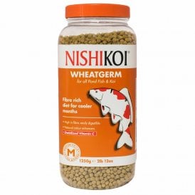 Wheatgerm Pellet Floating Koi Goldfish Winter Pond Fish Food 1250G