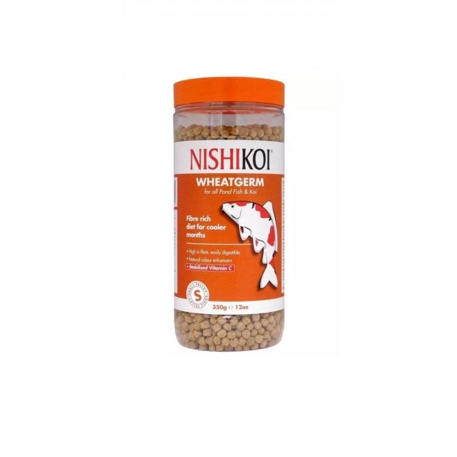 Nishikoi  Wheatgerm Pellet Floating Koi Goldfish Winter Pond Fish Food 350G