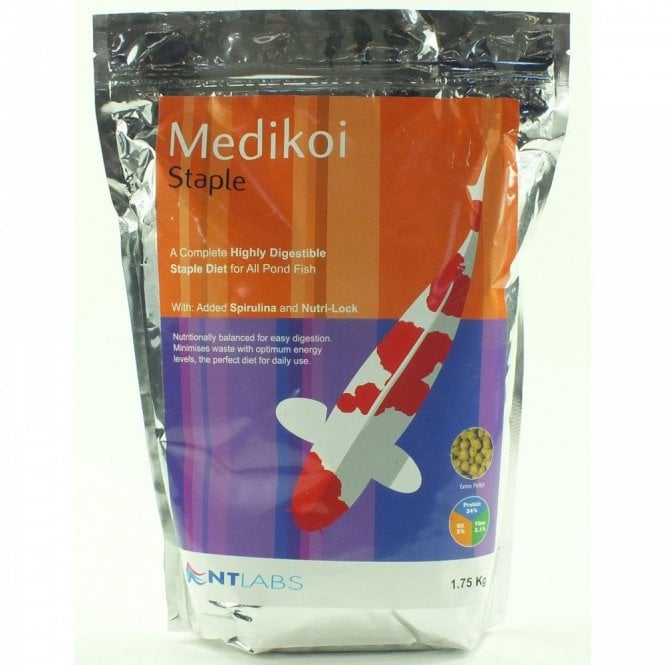NT Labs Medikoi Staple Floating Koi Pond Fish Food 6mm Pellet
