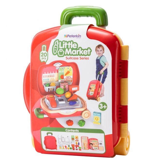 Peterkin Little Market 20 Piece Role Play Case Suitcase Series