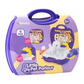 Little Pet Parlour 15 Piece Role Play Carry Case
