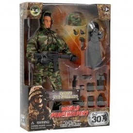 World Peacekeepers 12 Inch Marine NBC Specialist Action Figure