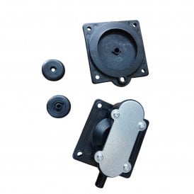 Diaphragm And Flapper Valve Housing For O2 4000 Pond Air Pump