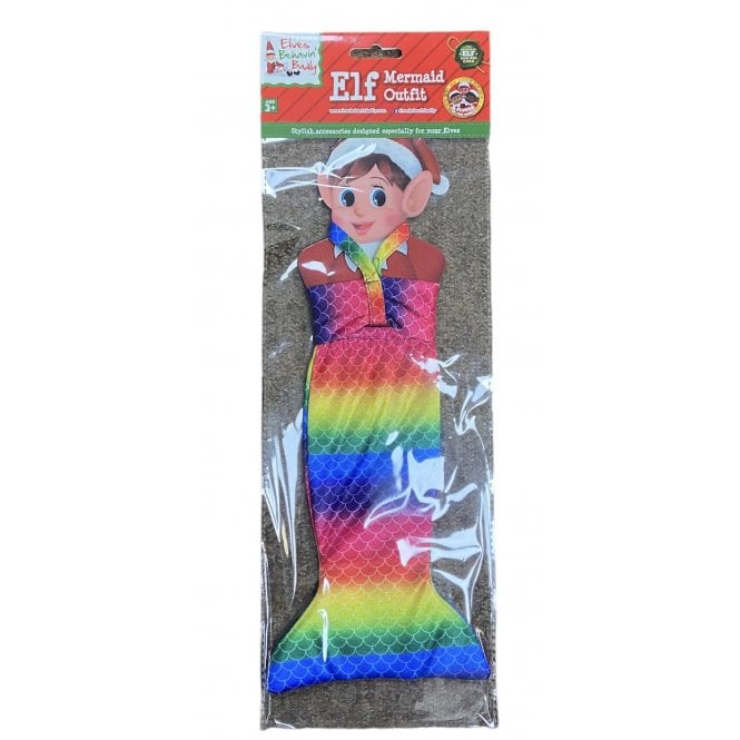 Elves Behavin Badly Rainbow Mermaid Outfit  