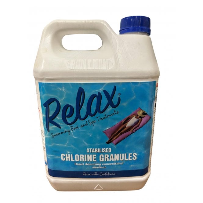 Relax 5Kg Stabilised Spa or Swimming Pool Chlorine Granules
