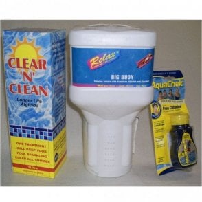 Swimming Pool Chemical Kit B for 12ft to 15ft Pools