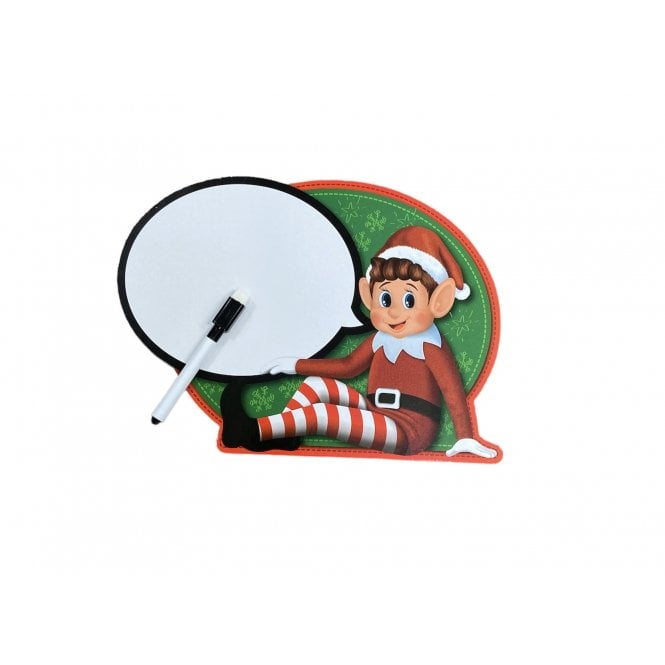 Elves Behavin Badly Self Standing Rewritable Message Board with Dry Erase Marker Pen  