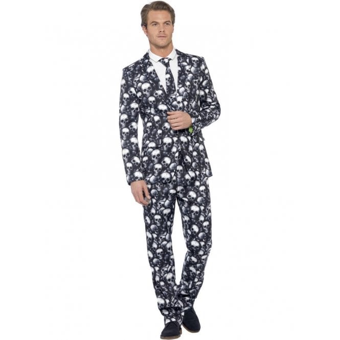 Smiffys. Men's Skull Suit Stand Out Suits Size Medium 
