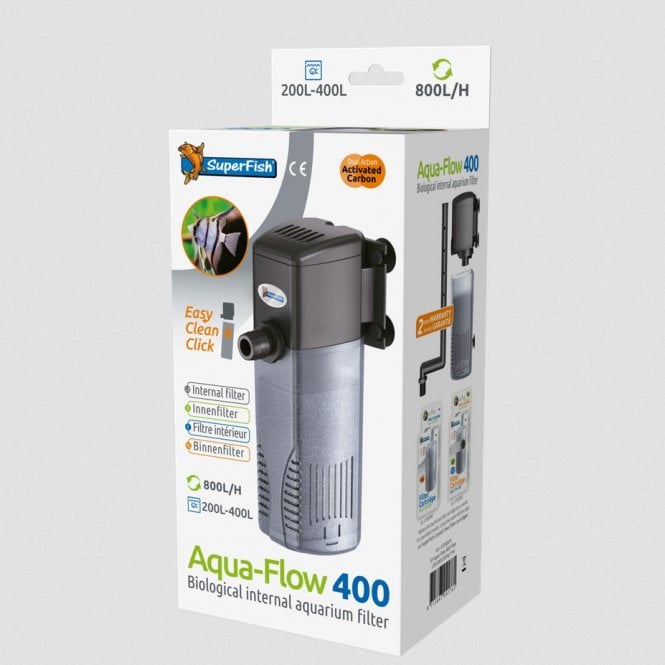 SuperFish  Aqua Flow 400 Internal Aquarium Filter 