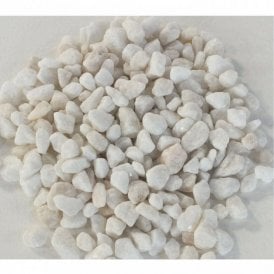Aquarium White Coloured Gravel Substrate Stones