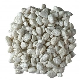  Aquarium White Coloured  Harlequin Gravel Substrate Stones
