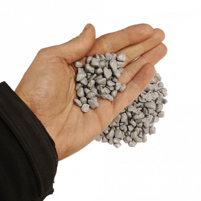 Unipac Lunar Silver Aquarium Coloured Gravel