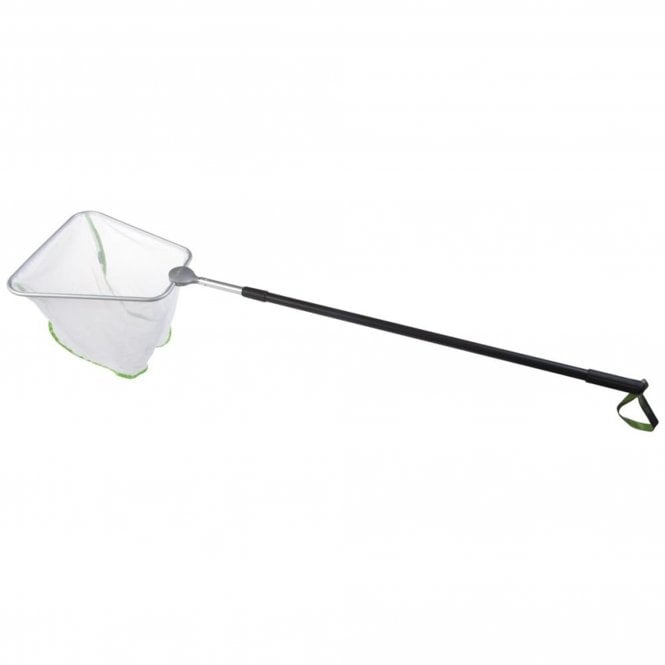 Velda 35cm Fine White Square Daphnia Fish Leaf Net With Telescopic Handle